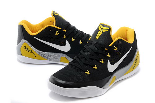 Nike Kobe 9 Low Shoes For Womens Black Yellow Norway